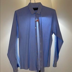 Topman Blue Dress Shirt - Large